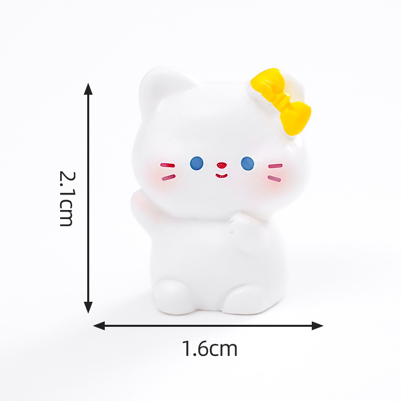 かわいい貪欲な子猫人形かわいい diy 装飾ブラインドバッグぶら下げアクセサリー手作りデスクトップ装飾品|undefined