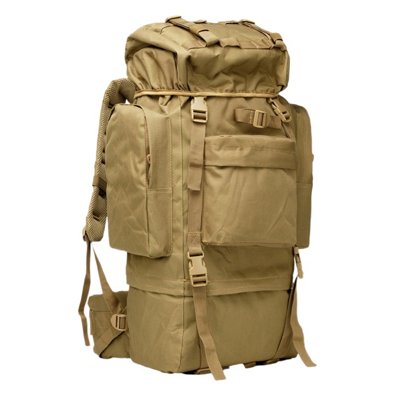 Mochila táctica de gran capacidad para deportes al aire libre, camping, montañismo, senderismo, mochila multifuncional de camuflaje.