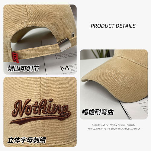 Korean Style Deep Top Wide Brim Letter Embroidered Hat for Girls, Casual and Versatile Bucket Hat with Large Crown, Sunshade, Fuzzy Baseball Cap