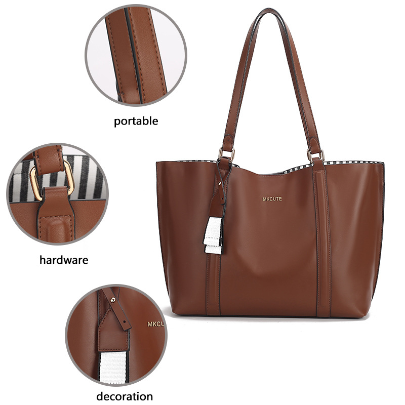 Bolsos tote populares para mujer, ideales para otoño e invierno. Bolsos de gran capacidad con diseños simples y elegantes. Bolsos tote retro.