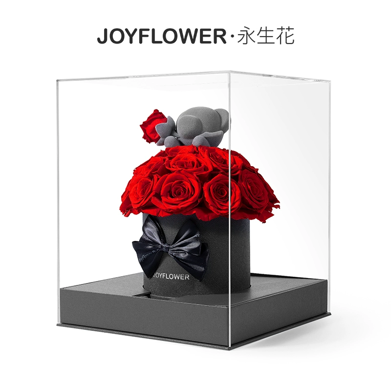 Букет из вечных роз Joyflower, свадебный подарок для молодоженов, подарок на День святого Валентина, подарок на день рождения для девушки, подруги