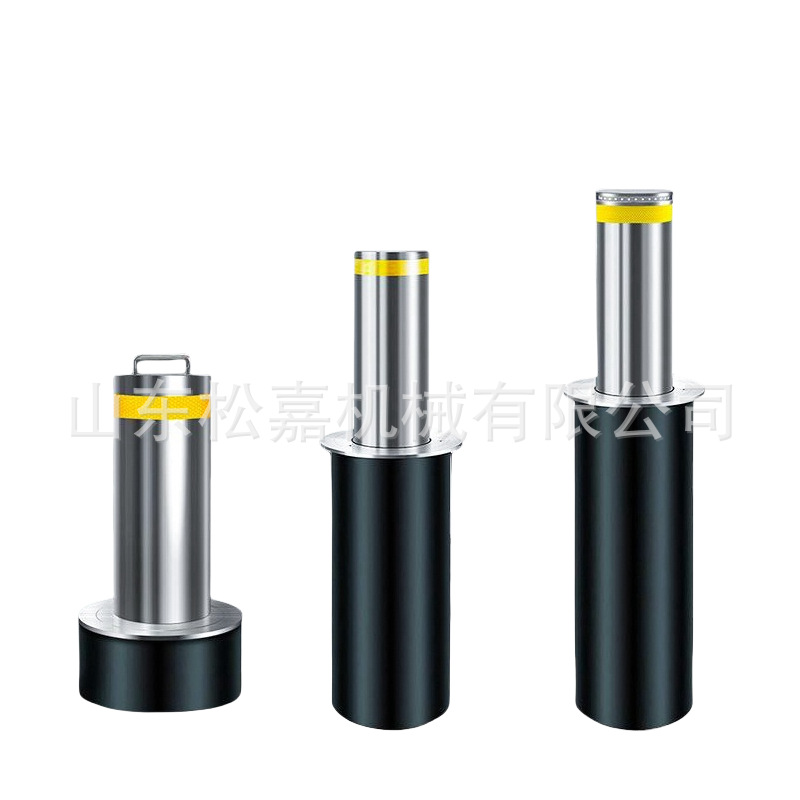 Pila de bloqueo de acero inoxidable para estacionamiento eléctrico manual semiautomático de columna de elevación hidráulica anticolisión completamente automática