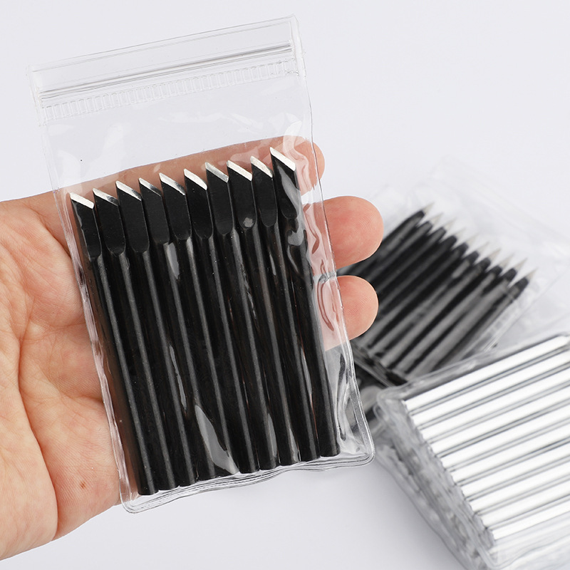 Wholesale External Heating Style Soldering Iron Tips 30W 40W 60W 80W 100W 150W Flat Point Black Chrome Plated Iron Tips