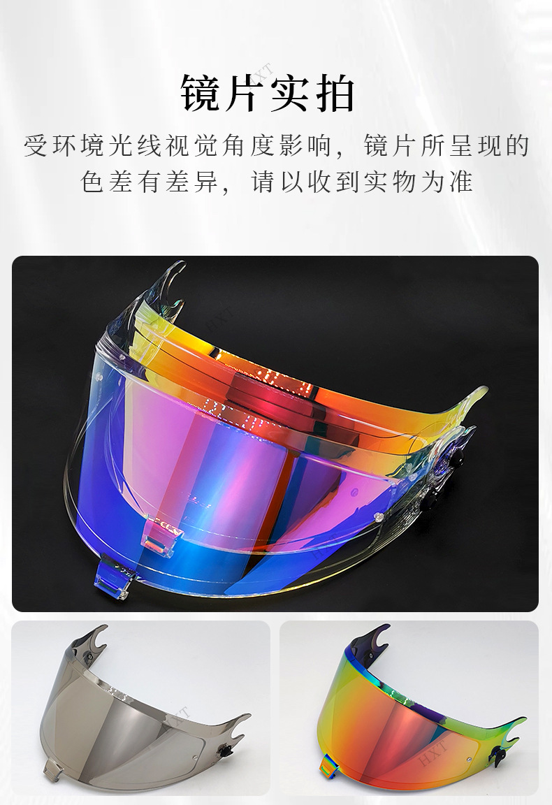 Sparta Lenses Are Compatible with the Shark Spartangt/Pro/Rs Helmet, Windproof and Waterproof