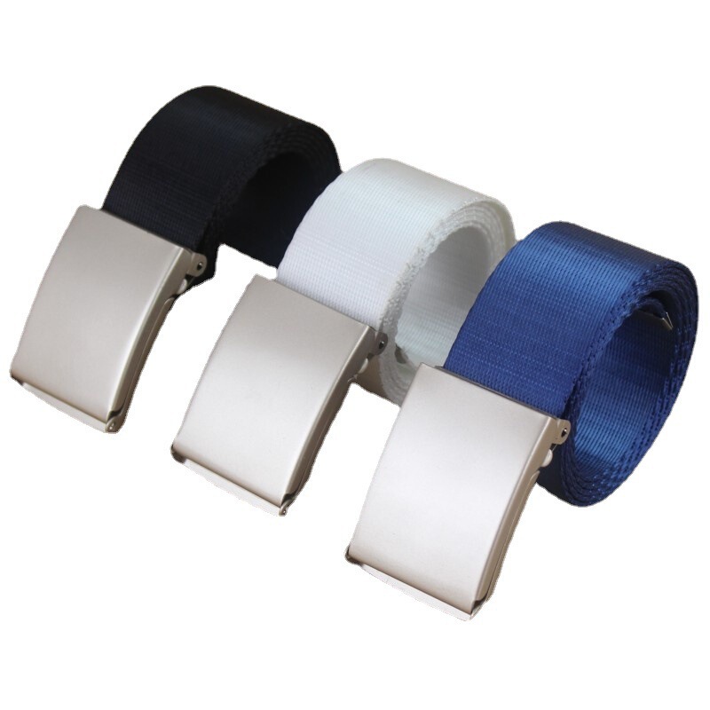 Amazon Has In-Stock Supply of Fashionable down Jacket Belts, Polyester Flip Buckle Webbing Belts for Men and Women, Casual Couple Belts