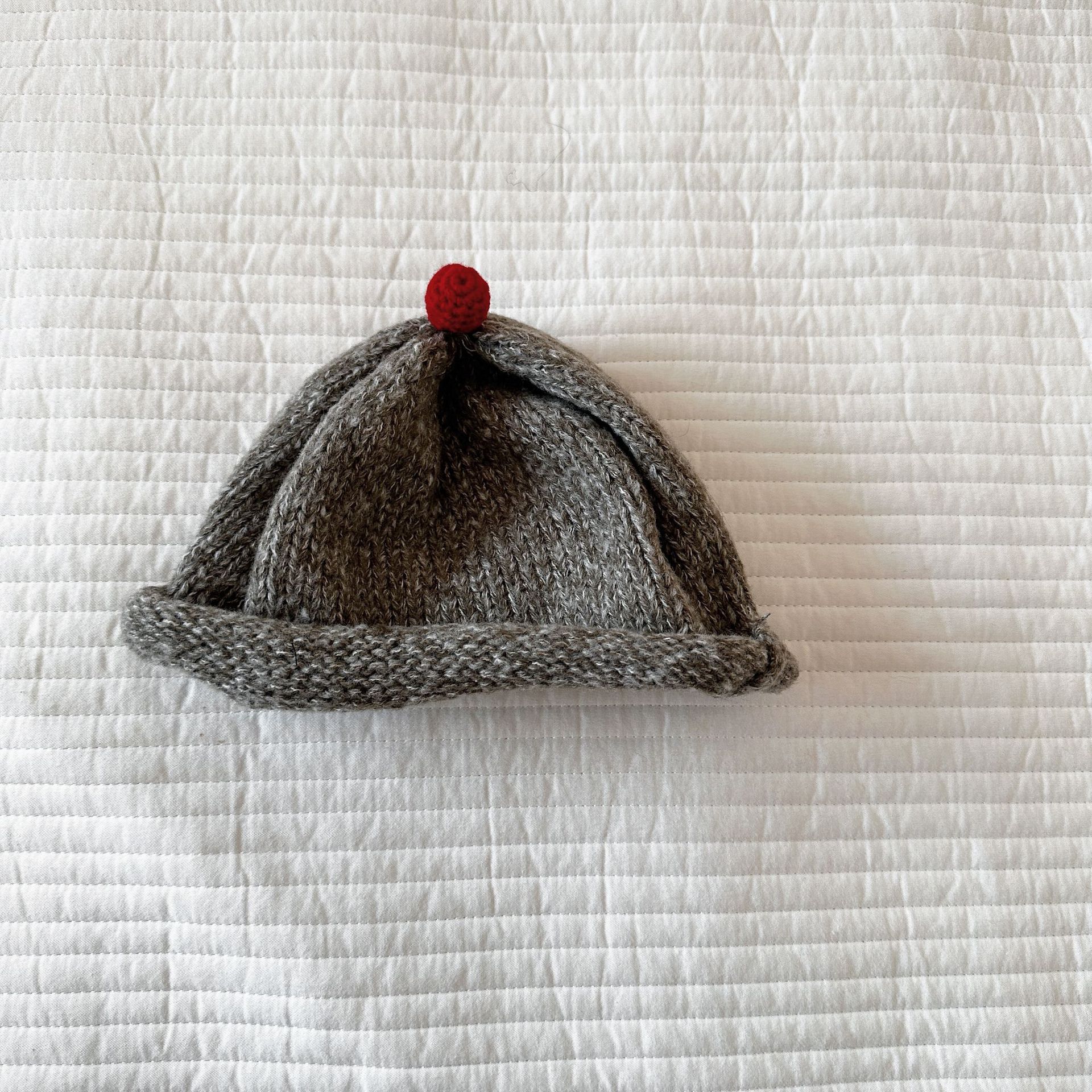 Caña de pera ropa infantil sombrero otoño invierno sombrero de lana para niños niñas y niñas Año Nuevo bebé pequeño invierno caliente