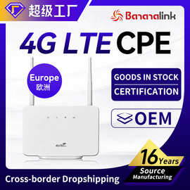 欧版家用DC供电4G无线wifi插卡路由器百兆网口上网非洲路由器