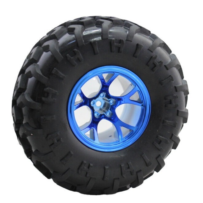 Rubber wheel/robot/trolley accessories smart trolley tire chassis wheel 130mm 160g