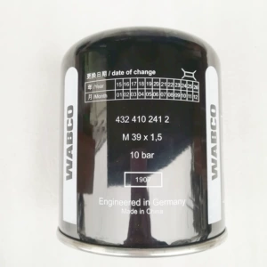 WABCO 4324102412, a filter element for the drying drum of European heavy-duty trucks, is available in stock for wholesale from authorized dealers