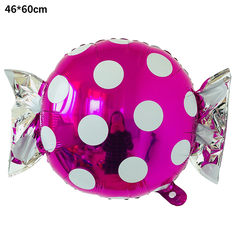 18 pulgadas dulces molino de viento globo de película de aluminio fiestas de cumpleaños de niños molino de viento diseño de globo al por mayor