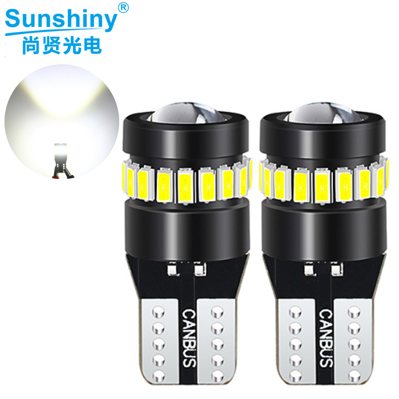 Bombilla LED T10 para Automóvil Shangxian, Luz Indicadora de Ancho, 3014 +18smd, Alta Luminosidad, Decodificación LED, Luz para Instrumentos de Automóvil