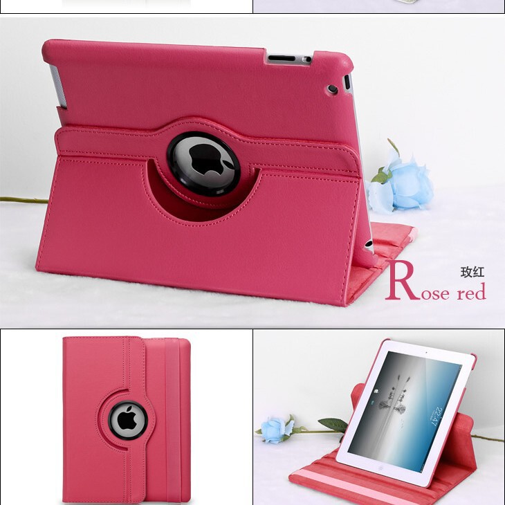 Manufacturer 2021 Ipad10.2 Rotating 360 Leather Case 12.9 Suitable for Air4 Universal Protective Case Mini6 Litchi Pattern