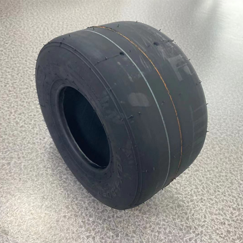 竞技漂移卡丁车10*4.50-5太阳风轮胎11*7.10-5铝合金轮毂5寸实心