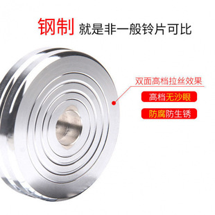 Processing men's dumbbells home fitness pure steel plating aperture 2.5cm manufacturers Amazon AliExpress