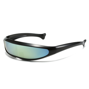 Cross-border new dolphin sunglasses X-Men fish-shaped space robot men's and women's outdoor sports riding sunglasses