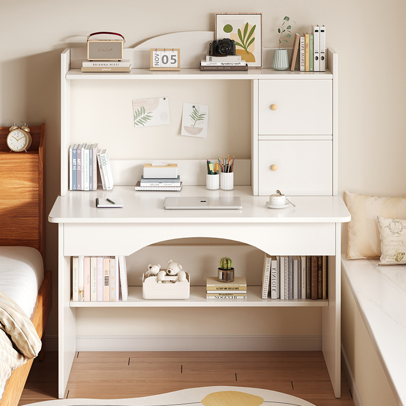 Household desk bookcase integrated simple desktop student study desk bedroom dressing table storage cabinet computer desk Household desk bookcase integrated simple desktop student study desk bedroom dressing table storage cabinet computer desk