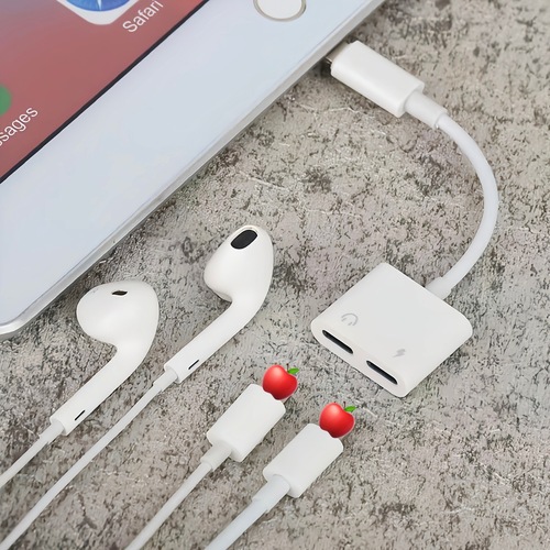 Apple headphone adapter 7/8P line 11 Pro charging music two-in-one converter xs call X voice Xr