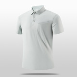 Летняя шелковая футболка polo, качественная футболка с коротким рукавом, короткий рукав