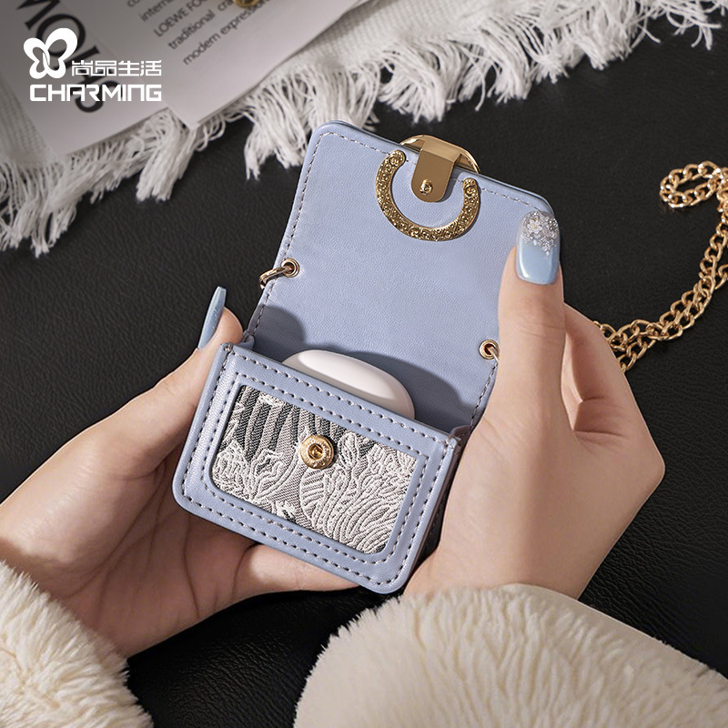 Creative Headset Storage Bag Box Portable Travel Pendant Bag Mini Multifunctional Bluetooth Headset Storage Protective Cover