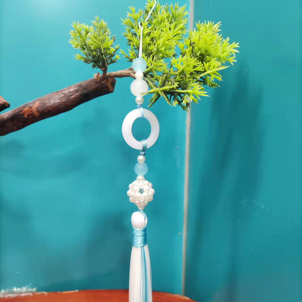 流蘇掛件批發中式古風漢服配飾冰絲流蘇扇墜禮盒包裝配飾漢服輔料