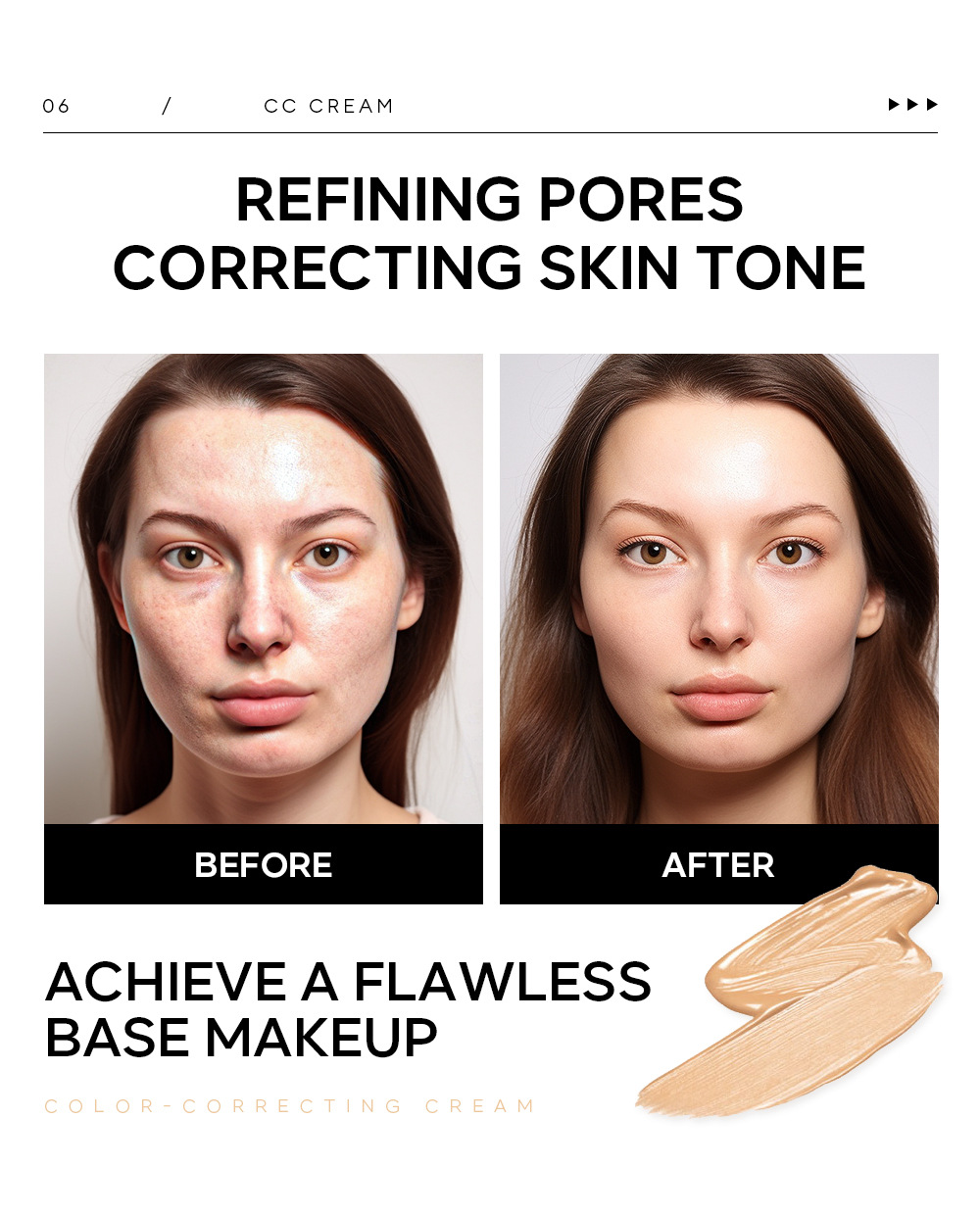 Cross-border LAIKOU Laikou cc Cream 30g (Color Box) Covering Blemishes, contouring without smudging, Moisturizing makeup manufacturer undefined