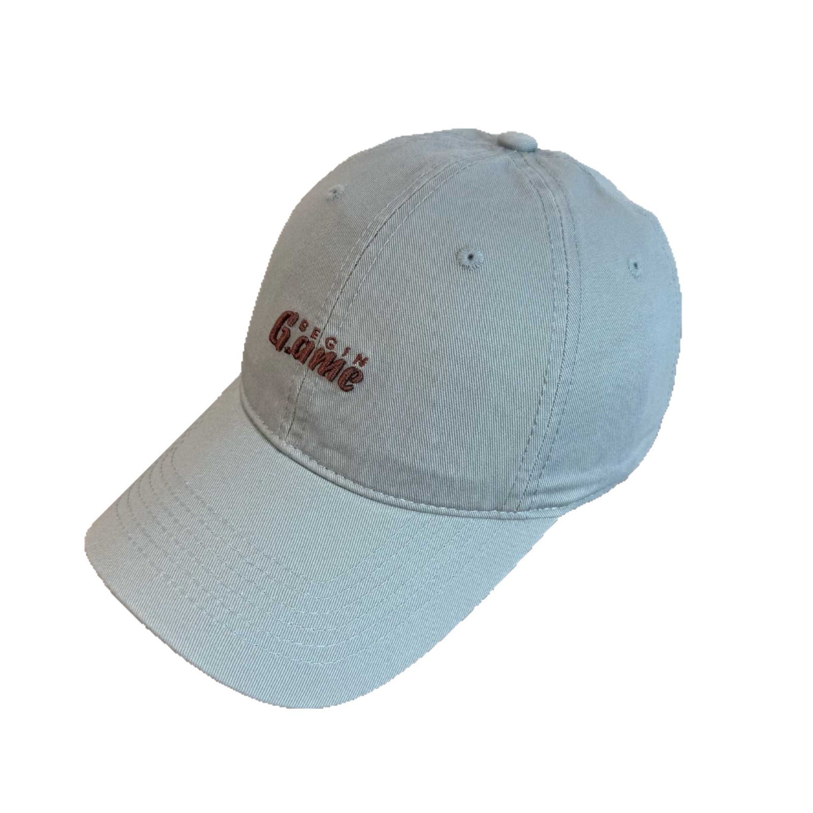 Nueva gorra de béisbol de algodón bordado GAME lavable con agua para hombres y mujeres de moda coreana versátil sombrero de boca de pato para mostrar la cara pequeña