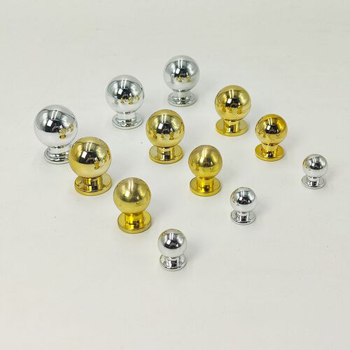 Factory direct supply solid ball handle modern simple cabinet handle plastic ABS single hole handle hardware handle