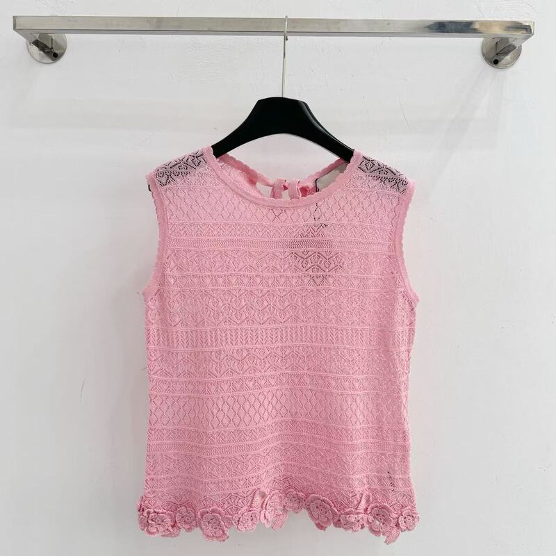 Miu Series Nanyou High-End 26 New Lace Trim Slimming Sweet Round Neck Pullover Knitted Sweater for Women Miu Series Nanyou High-End 26 New Lace Trim Slimming Sweet Round Neck Pullover Knitted Sweater for Women