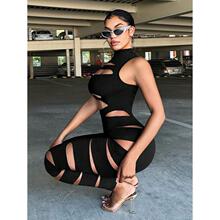 G 20760 Sexy High Waist Jumpsuit �Ը������ ŷ���羳����ѷ��
