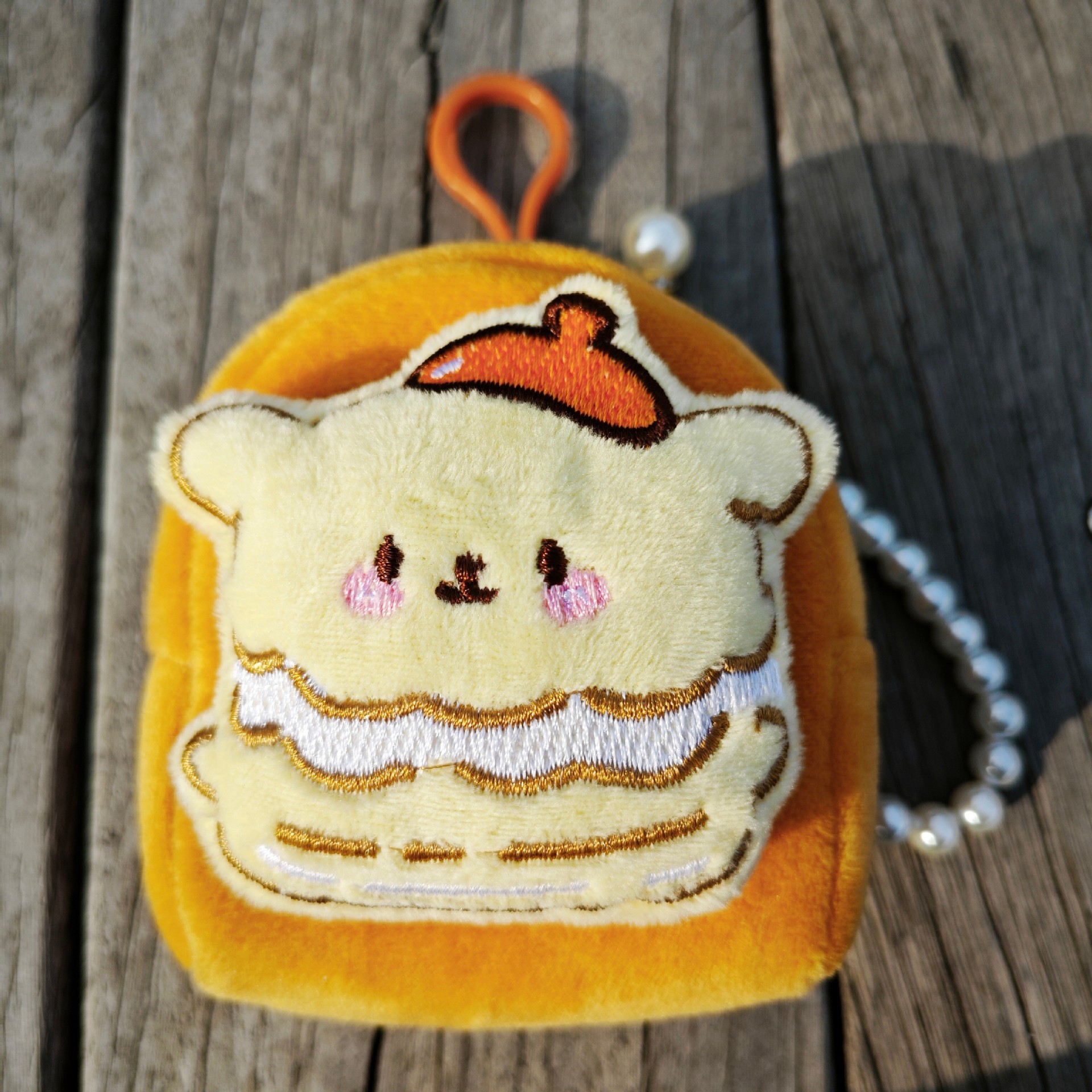 책가방 스타일 - 햄버거 비즈 체인 스타일 [어스옐로우]