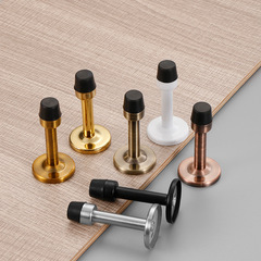 Punch-free door stop, barrier, anti-collision device, glass door limiter, door blocker, rubber door plug, safety stainless steel door top