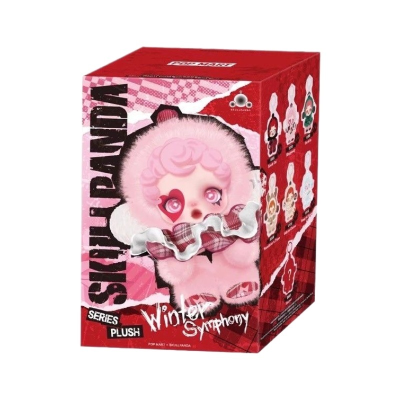 POPMART スカルパンダ ウィンターメドレー シリーズ ぬいぐるみ ビニール人形 ブラインドボックス トレンディトイ|undefined