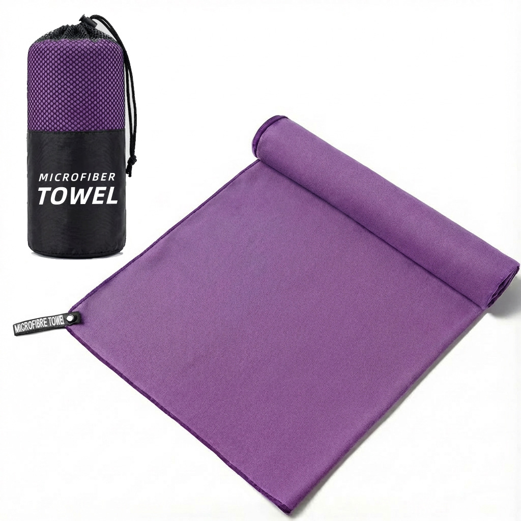 Absorción transfronteriza portátil toalla de secado rápido natación microfibra logo personalizado toalla deportiva succión de sudor gimnasio