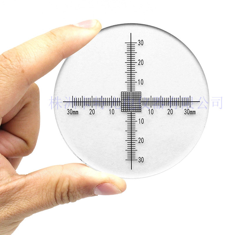 CAT990显微镜标定板直径80mm格值1mm*60