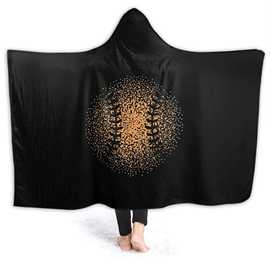 运动球类连帽毯，轻质法兰绒柔软舒适毯子，可加文字图片标徽