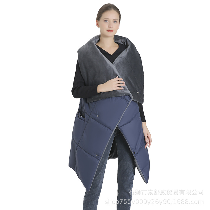 Manta de calefacción inteligente de invierno chal de doble uso portátil y cubierta manta de calefacción eléctrica manta térmica de calefacción inteligente