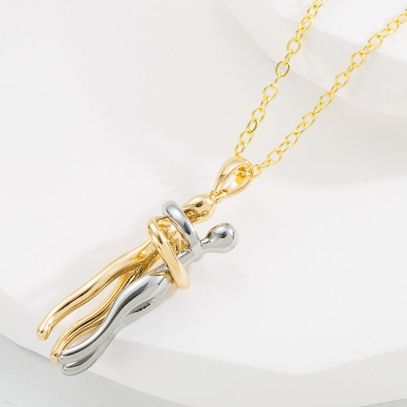 Fashion Human Copper Pendant Necklace Copper Necklaces