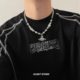 Planet Beaded Stitching Men's Necklace Girls' Cold Style Hip-Hop Niche Design High-grade Lovers's sweater chain