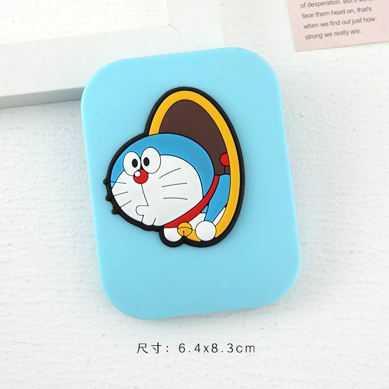 화장 거울 2-in-1 - 파란 고양이