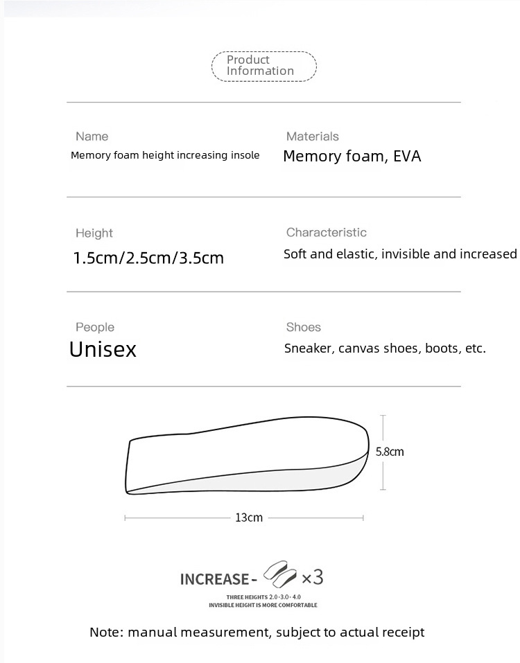 Memory Cotton Shoe Inserts 10