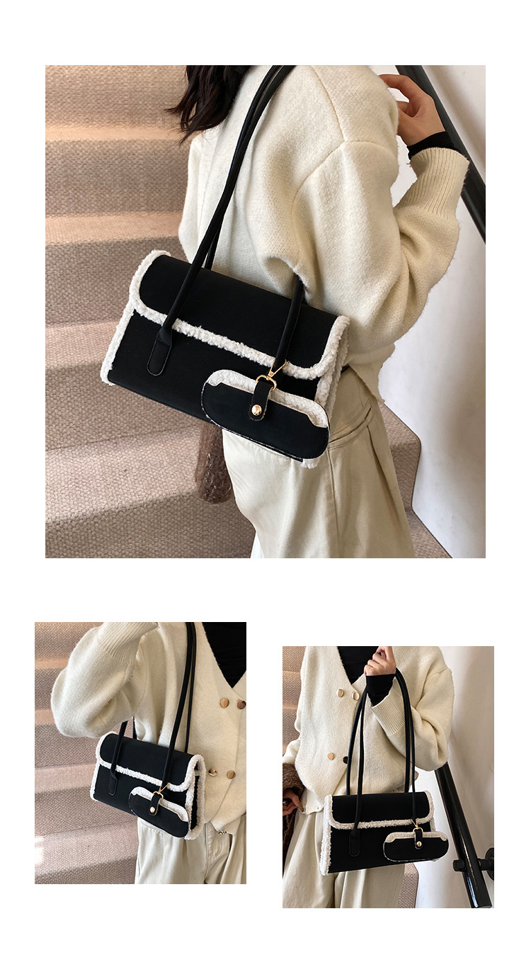 Piccola borsa a tracolla retrò da donna, borsa alla moda_voghion.com