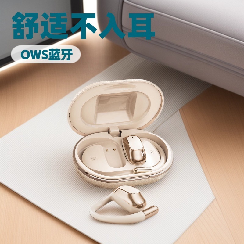新型スマートBluetoothイヤホン ワイヤレスイヤホン 耳掛け式 骨伝導 超長時間ノイズキャンセリング スポーツ対応 長時間バッテリー 携帯電話・タブレット対応|undefined