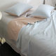 Class a Cotton Cooling Quilt, Summer Air-Conditioned Quilt, Ice Silk Quilt, Double-Sided Pure Cotton Double-Layer Yarn, Summer Thin Quilt, Machine Washable