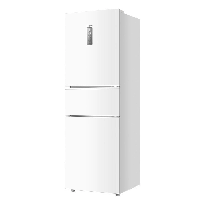 Haier 255 л трехдверный бытовой холодильник, воздушное охлаждение, No Frost, класс энергопотребления 1, инвертор, белый