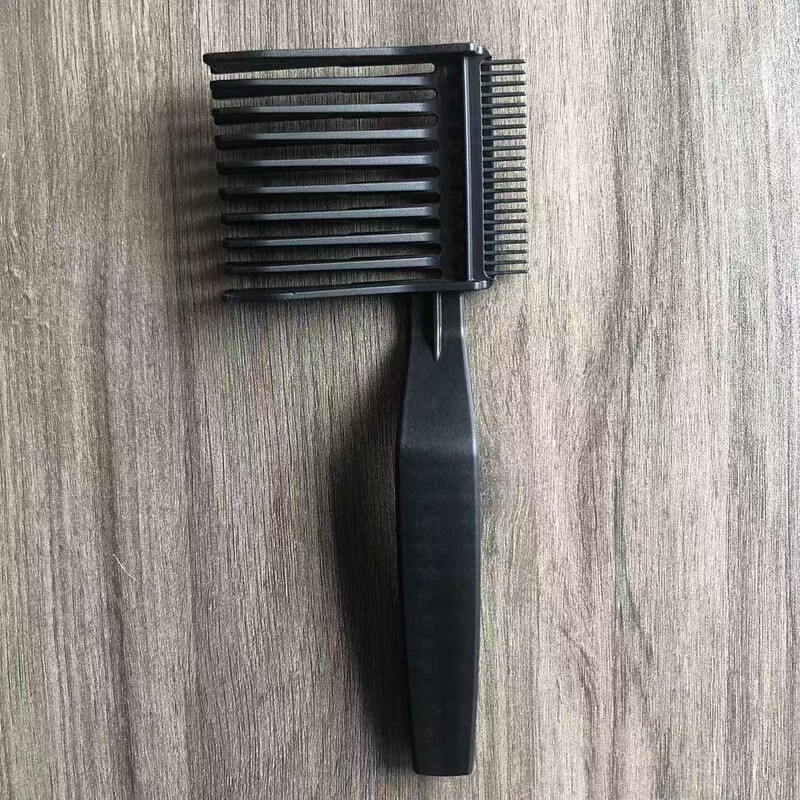 クロスボーダーメンズフラットヘッドバリカンコームヘアカットツールフラットヘッドバリカンコームポジショニングスタイリングヘアカットヘアコーム|undefined