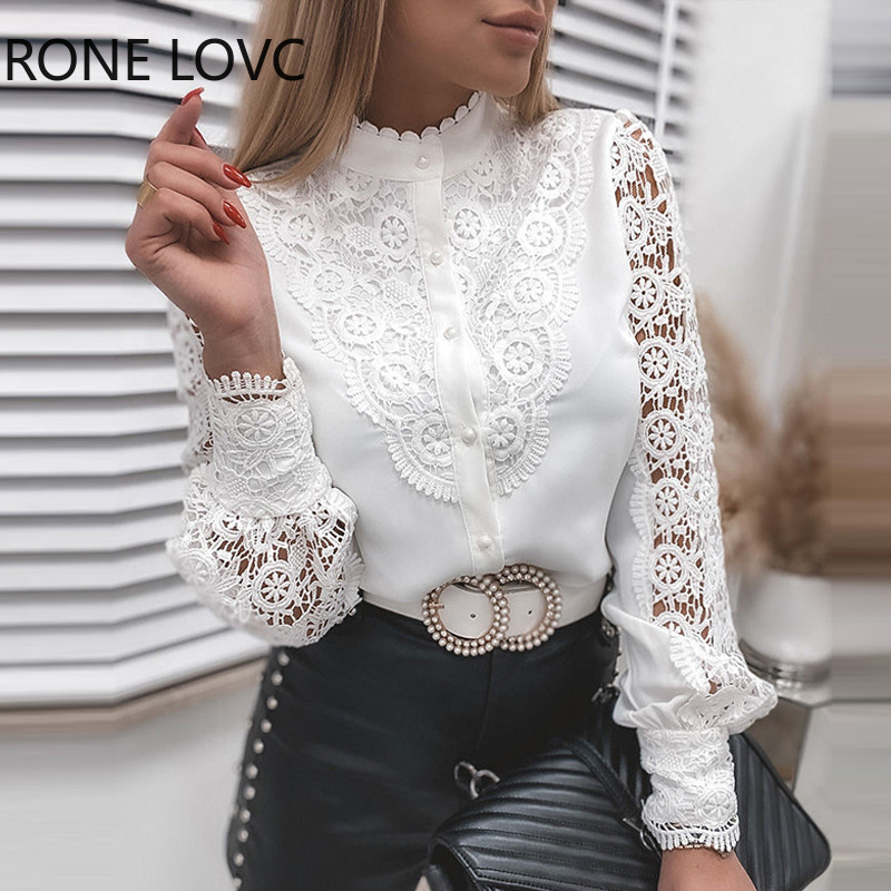 Women's Blouse Long Sleeve Blouses Patchwork Fashion Solid Color display picture 2