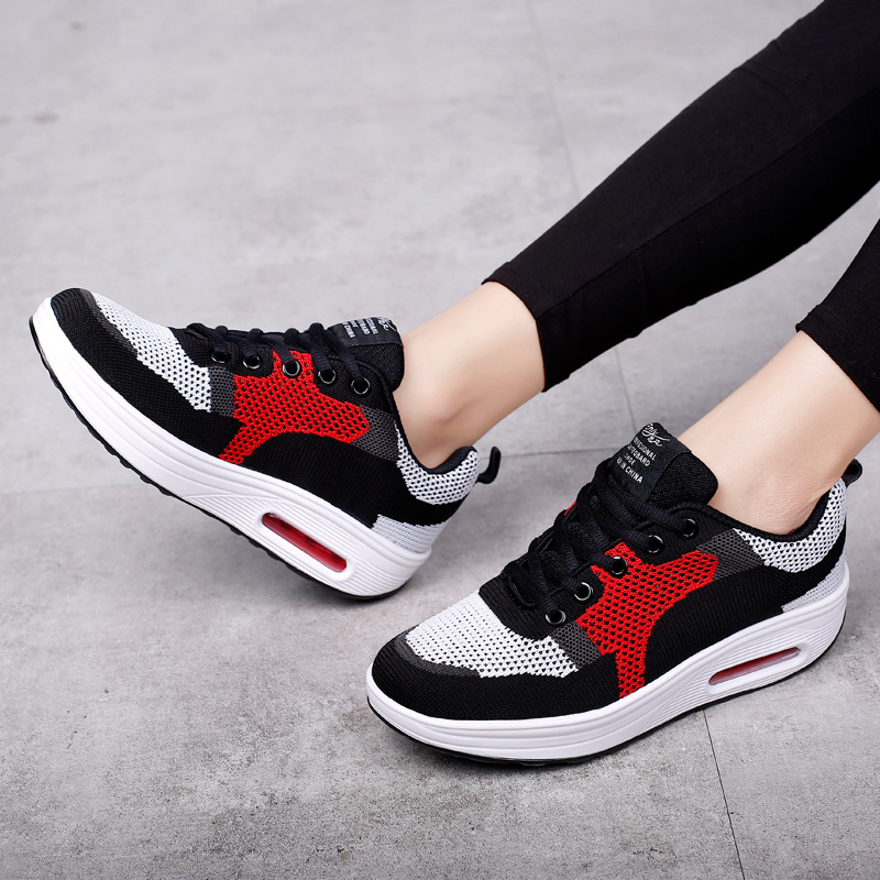 Lichte dames hardloopschoenen met luchtkussen en zachte zool_voghion.com
