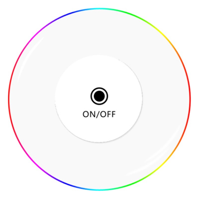 Fábrica al por mayor de cristal transparente colorido bar KTV flash base impermeable lámpara acrílico LED luminoso montaña