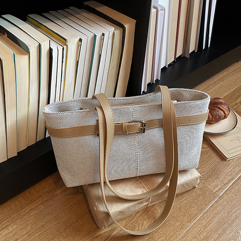Piccola borsa a spalla da donna, borsa tote casual versatile_voghion.com