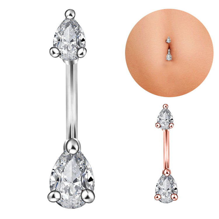 Pointed titanium steel lip stud product view
